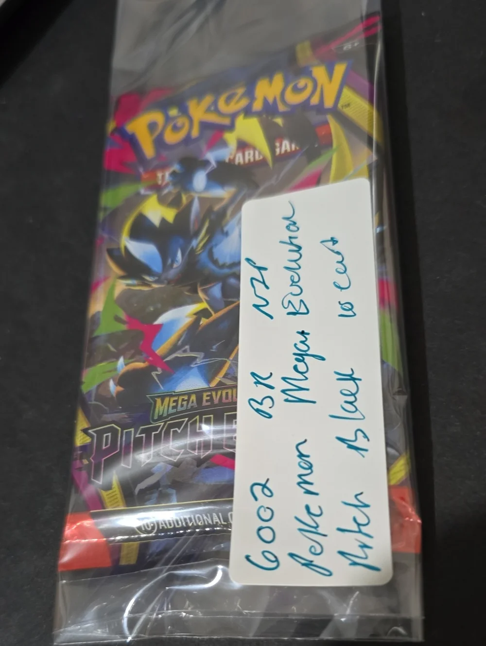 NIP Pokemon Mega Evolution Pitch Black 10 Additional Game Cards